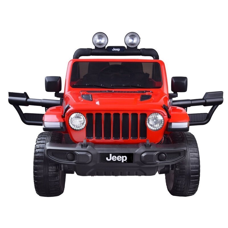 Elektromobilis "JEEP Wrangler Rubicon", balts