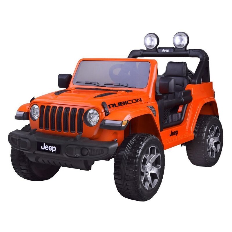 Elektromobilis "JEEP Wrangler Rubicon", balts