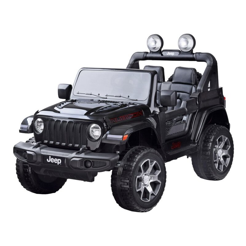 Elektromobilis "JEEP Wrangler Rubicon", balts