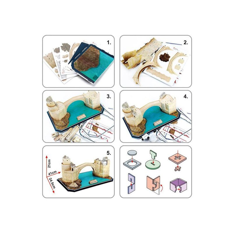 3D puzle "Mostar Bridge"	