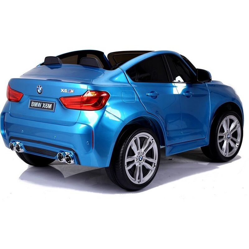 Vienvietīgs elektromobilis BMW X6M, zils-lakots