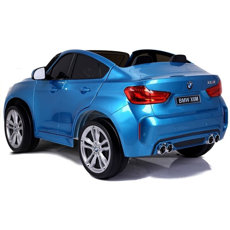 Vienvietīgs elektromobilis BMW X6M, zils-lakots