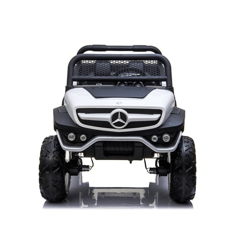 Bērnu elektromobilis "Mercedes Unimog", balts