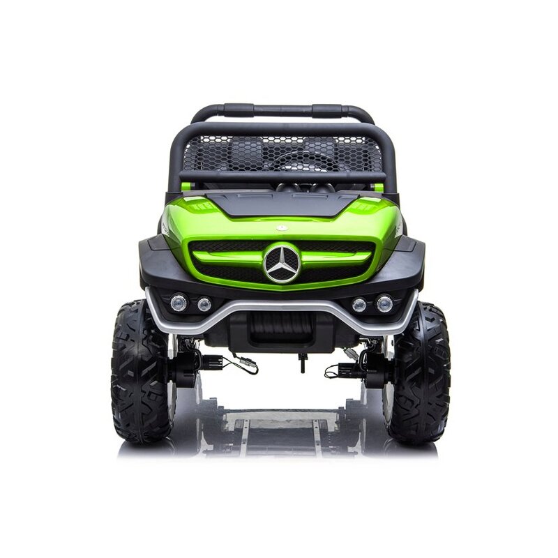 Bērnu elektromobilis "Mercedes Unimog", zaļš