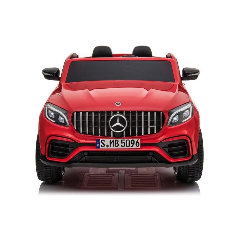 Bērnu divvietīgais elektromobilis "Mercedes GLC 63S", sarkans