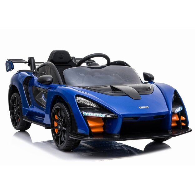 Vienvietīgs bērnu elektromobilis "McLaren Senna", zils