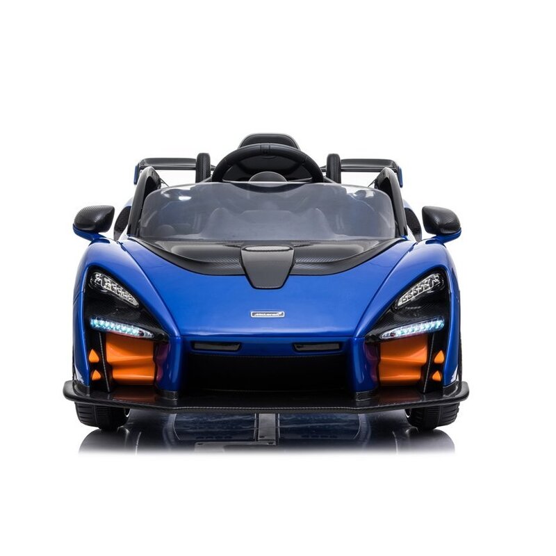 Vienvietīgs bērnu elektromobilis "McLaren Senna", zils