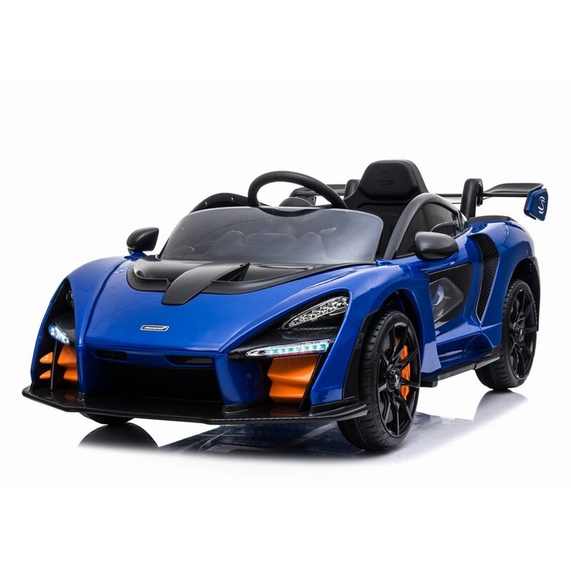 Vienvietīgs bērnu elektromobilis "McLaren Senna", zils