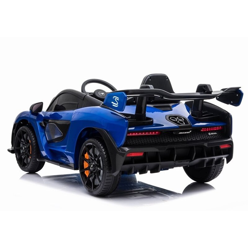 Vienvietīgs bērnu elektromobilis "McLaren Senna", zils