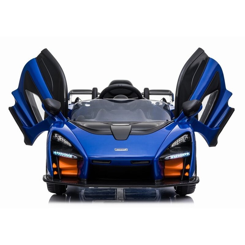 Vienvietīgs bērnu elektromobilis "McLaren Senna", zils