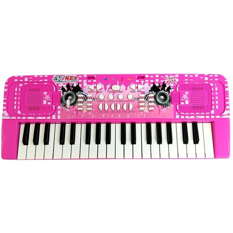 Bērnu sintezators „Electronic Keyboard“, rozā