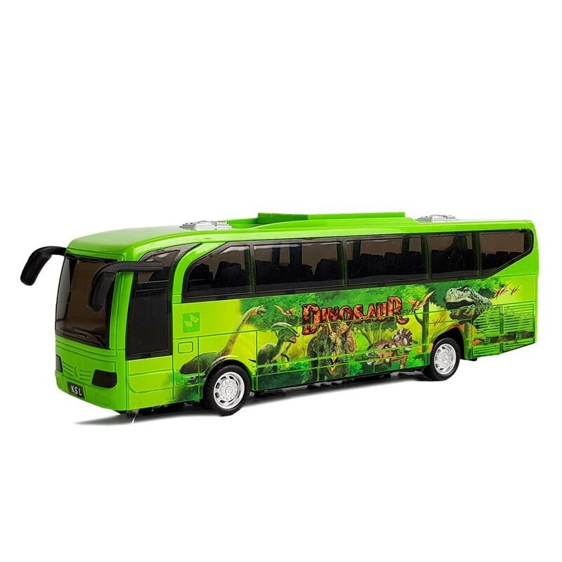 Rotaļlietu autobuss "Dinosaur Park", zaļš