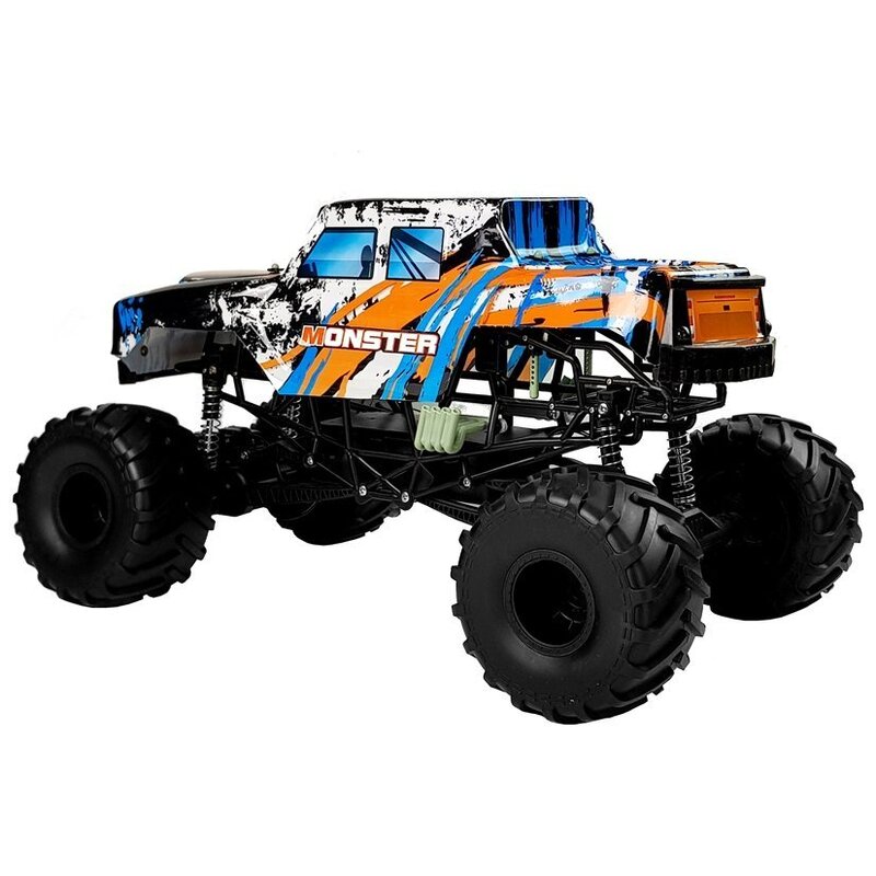 Tālvadības automašīna "Rock Crawler 4x4", oranža