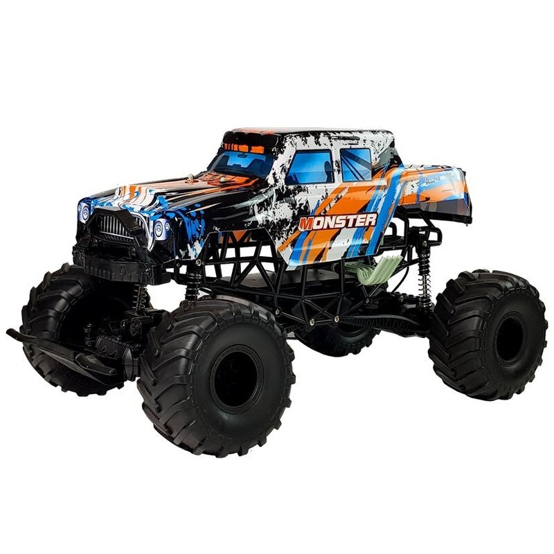 Tālvadības automašīna "Rock Crawler 4x4", oranža