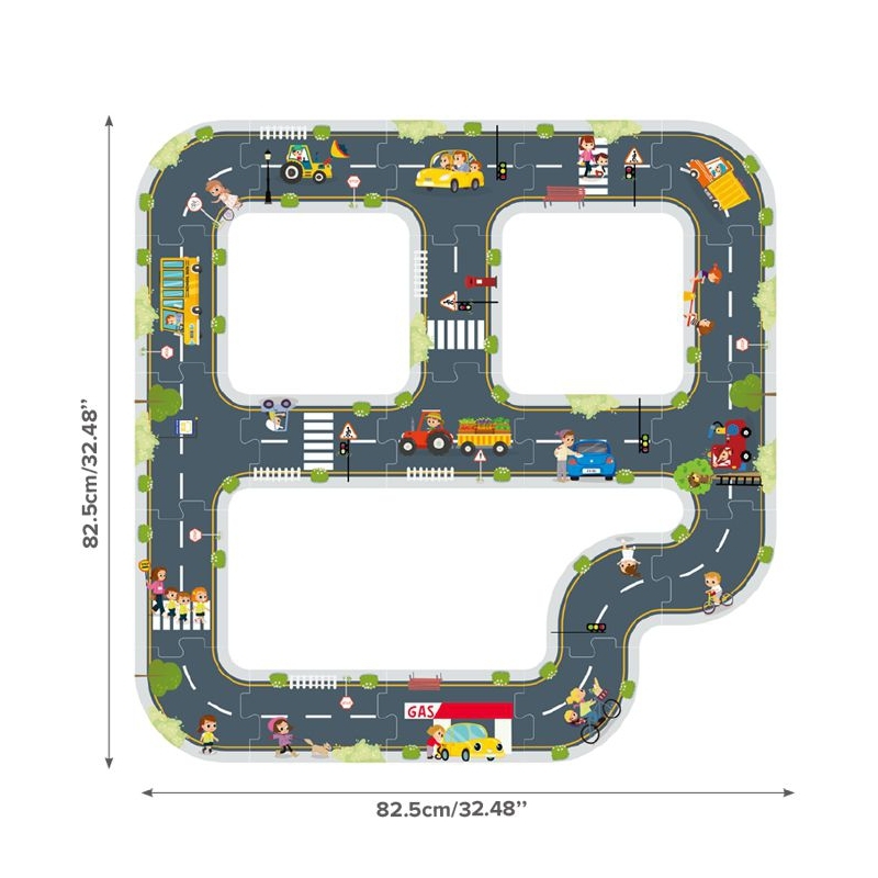 Tooky Toy Highway Puzzle,