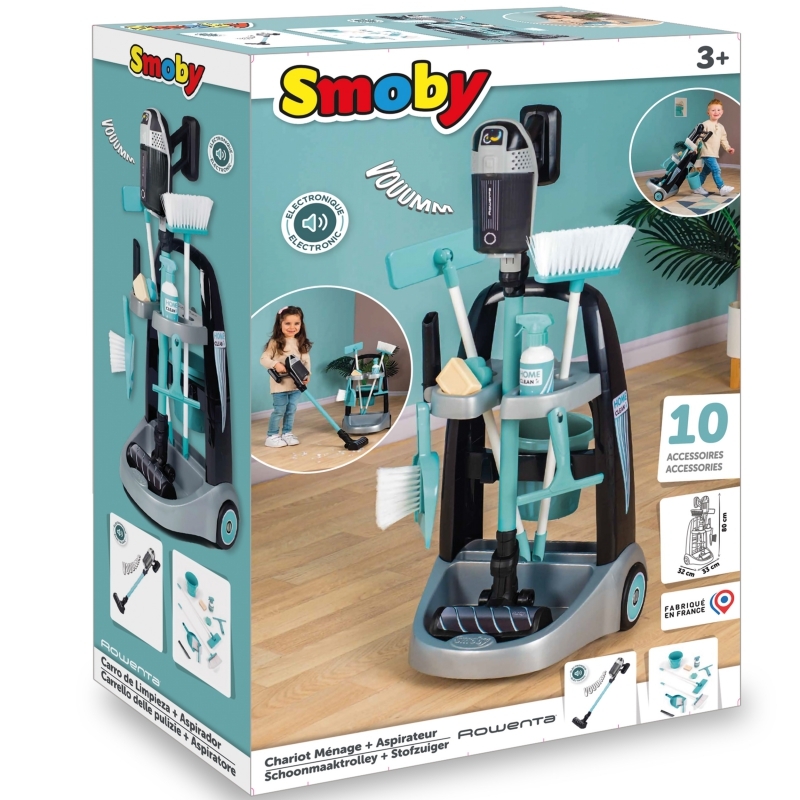 Smoby tīrīšanas komplekts ar putekļu sūcēju