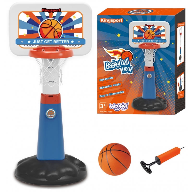 Woopie basketbola komplekts ar bumbu un pumpi