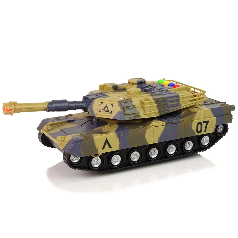 Rotaļlietu militārais tanks, 1:16, brūns