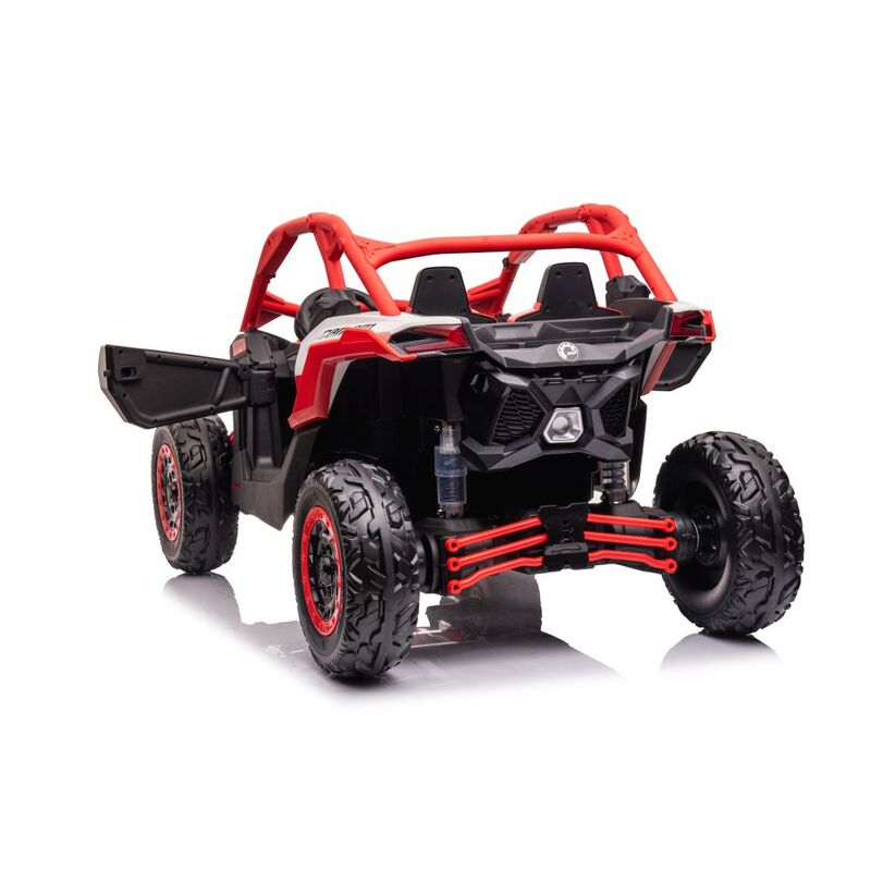 Dubultā elektriskā automašīna Buggy DK-CA001, sarkana