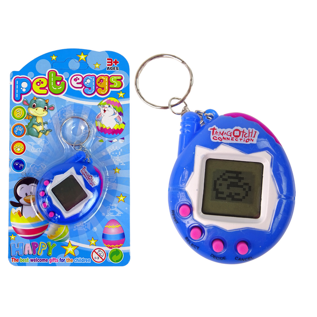 Tamagotchi elektroniskā mājdzīvnieku spēle, zila