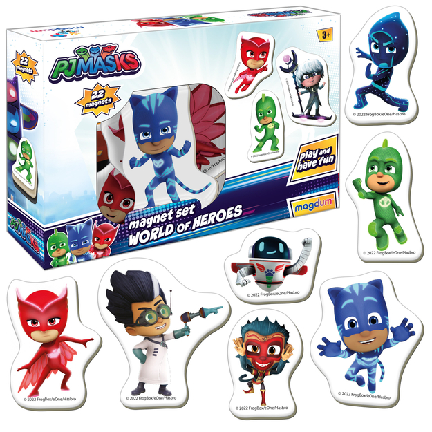 Magnētu komplekts - Pj Masks