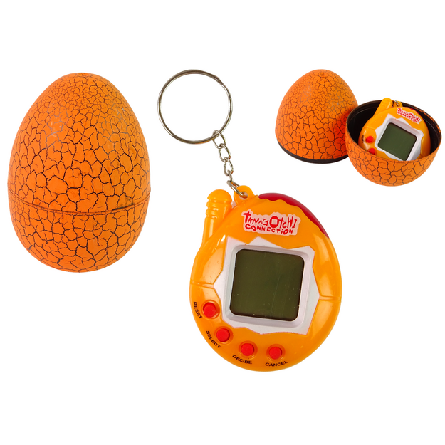 Tamagotchi - elektroniskais dzīvnieks, oranžs