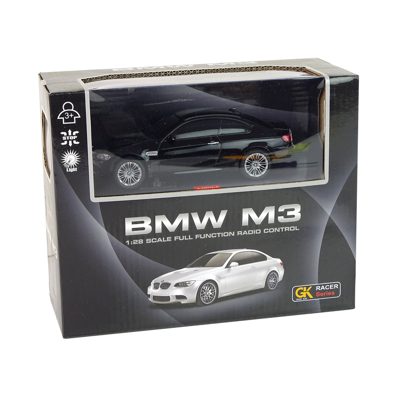 BMW M3 R/C tālvadības automašīna, melna