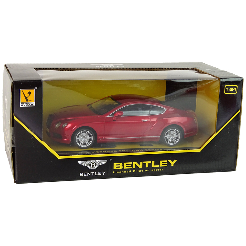 Bentley 1:24 rotaļu auto, sarkans