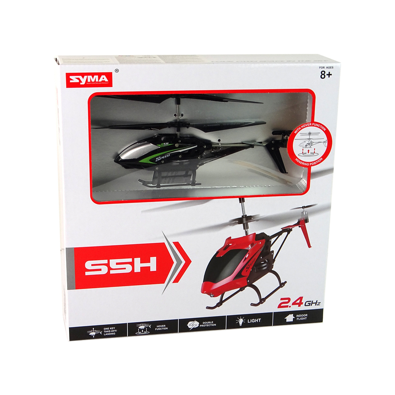 SYMA S5H tālvadības helikopters, melns