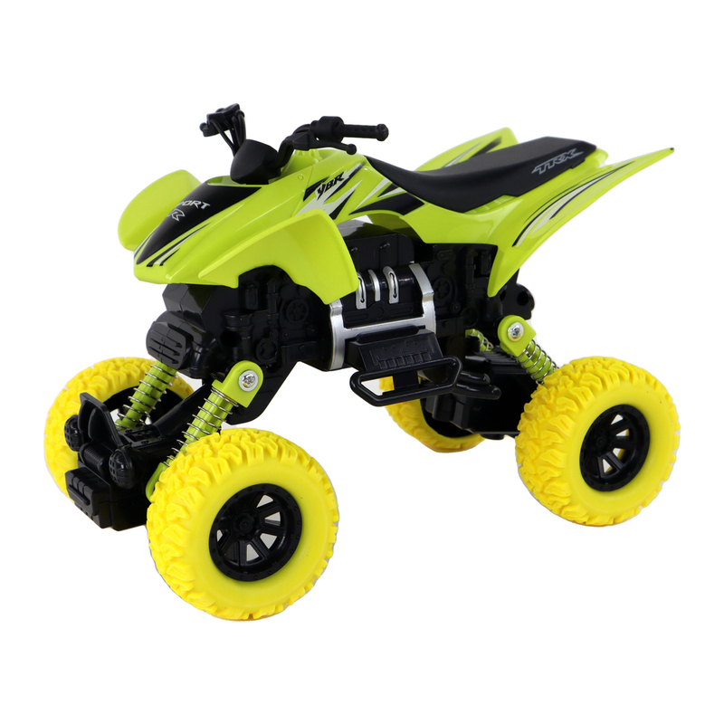 Quad XC rotaļu apvidus automobilis, dzeltens