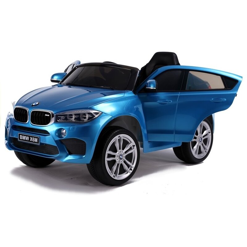 Vienvietīgs elektromobilis BMW X6, zils-lakots