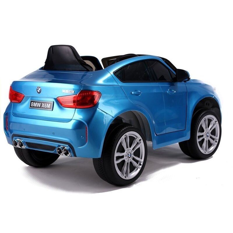 Vienvietīgs elektromobilis BMW X6, zils-lakots