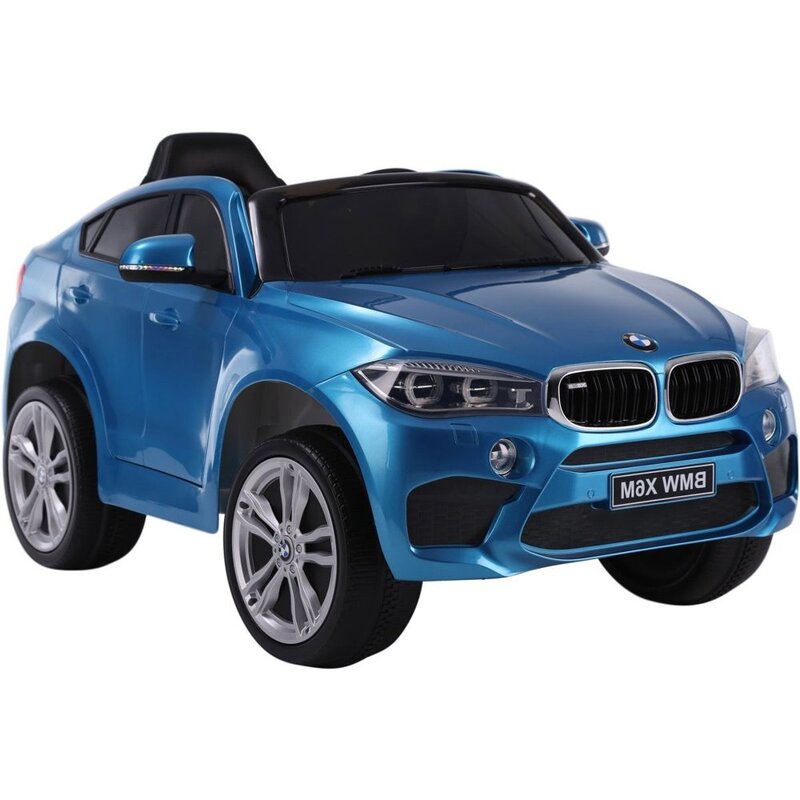 Vienvietīgs elektromobilis BMW X6, zils-lakots