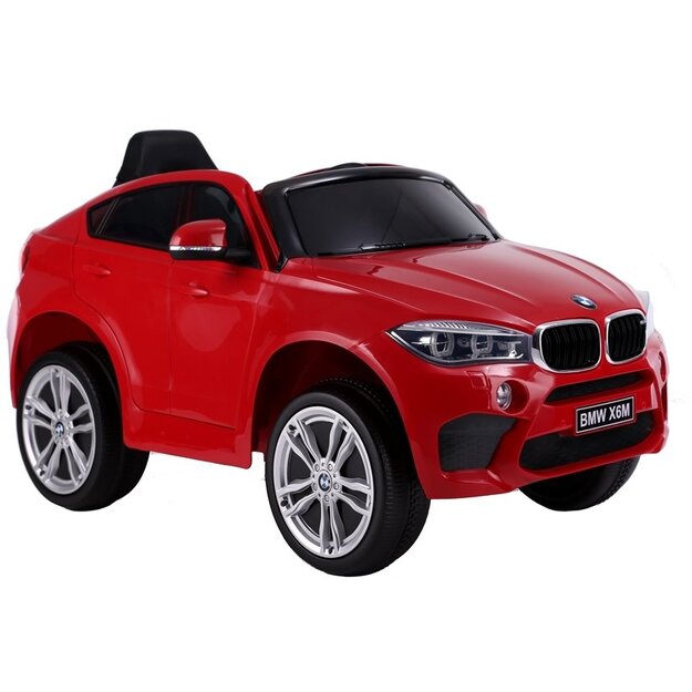 Bērnu elektromobilis BMW X6, sarkans