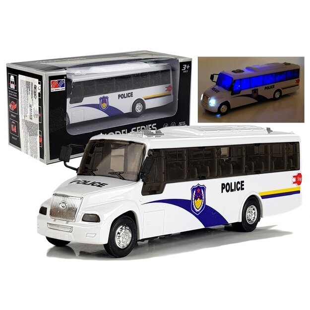 MODERL SERIES policijas autobuss, balts