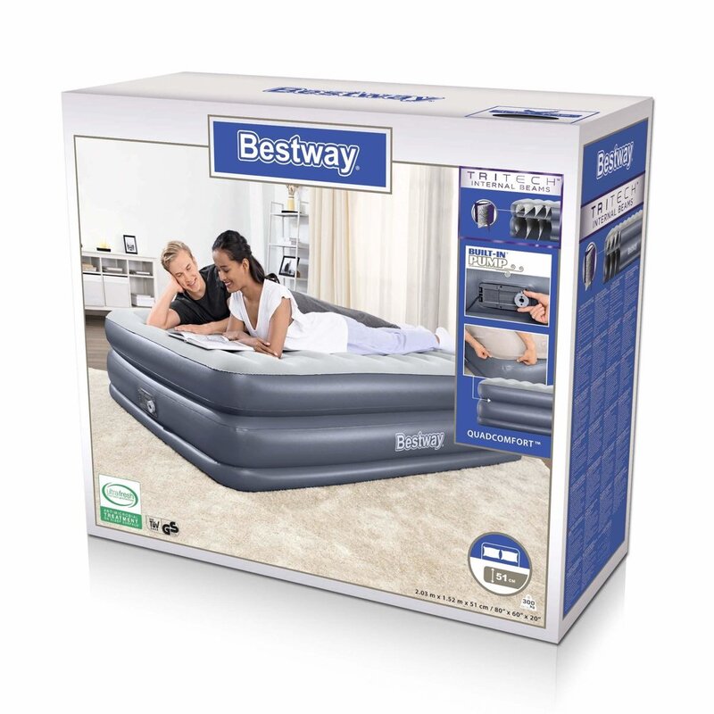 Bestway divguļamais gaisa matracis, 226x152x51