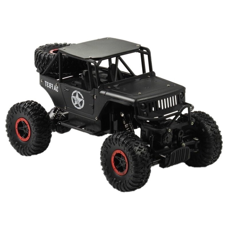 Tālvadības automašīna Jeep, 1:18, melna