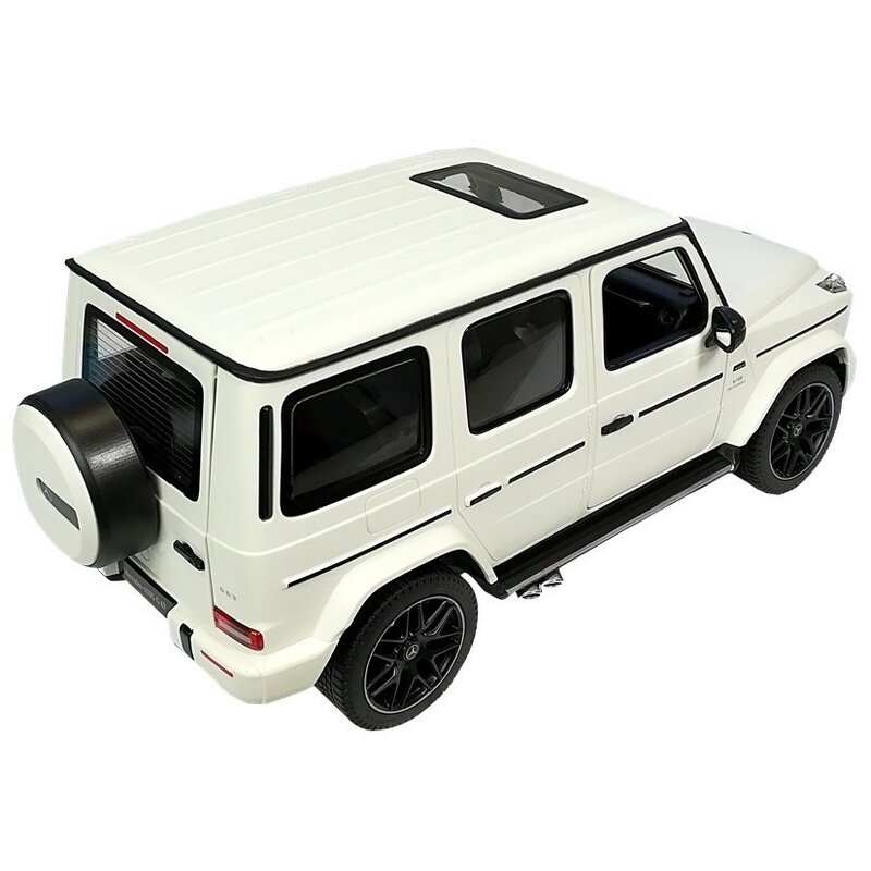 Mercedes G63 tālvadības automašīna, balta