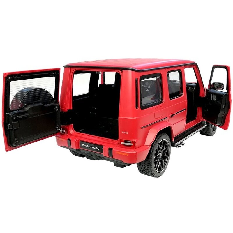 Tālvadības Mercedes G63 Rastar, sarkans