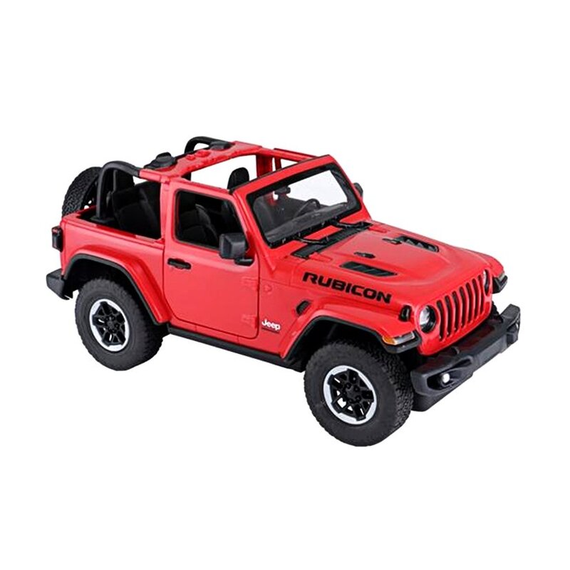 Tālvadības automašīna Jeep Wrangler Rubicon, 1:14, sarkana