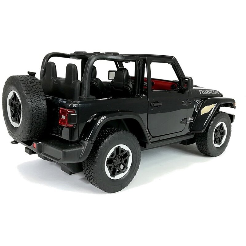 Tālvadības automašīna Jeep Wrangler Rubicon, 1:14, melna