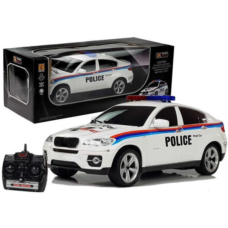 Tālvadības policijas automašīna "GK Racer"