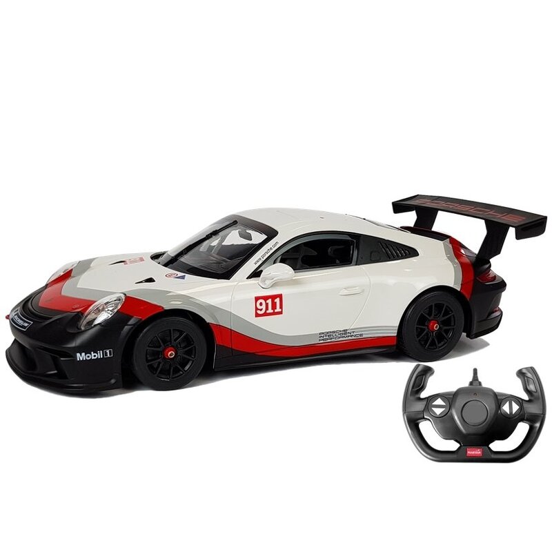 Tālvadības auto Porsche 911 GT3 CUP, 1:14, balts