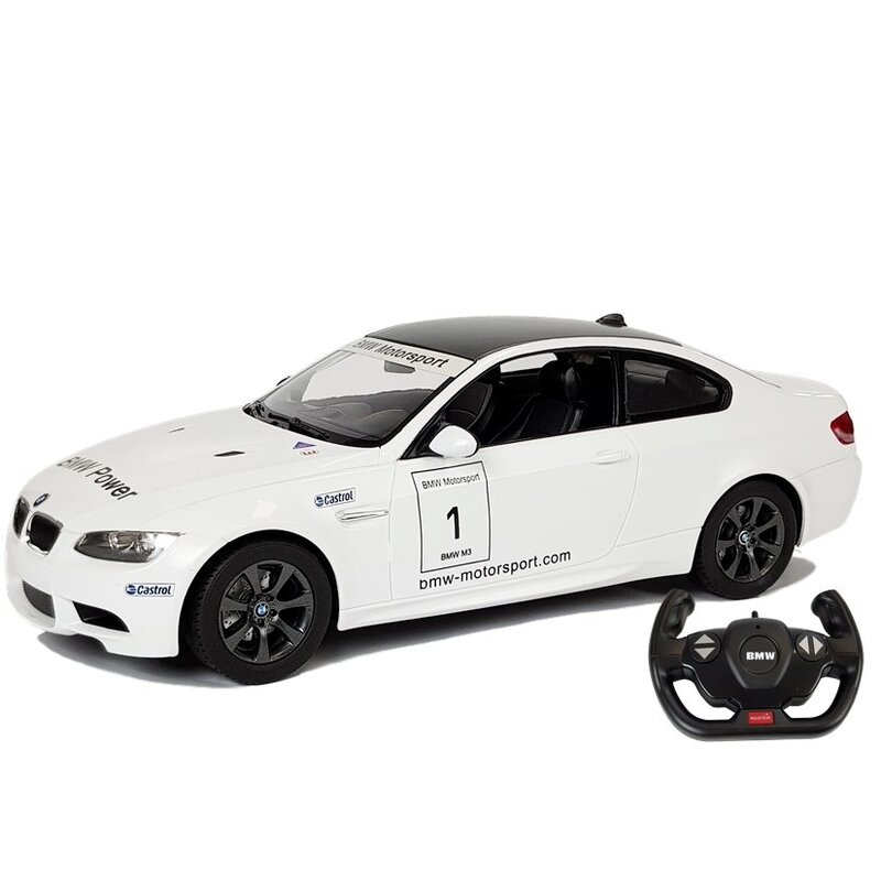 Tālvadības BMW M3 Rastar, balts