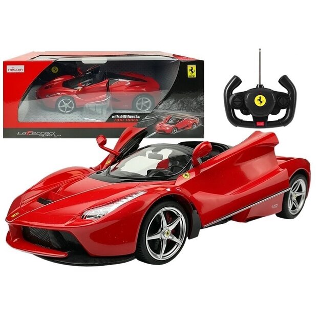 R/C Ferrari Aperta Rastar 1:14 tālvadības pults, sarkans.