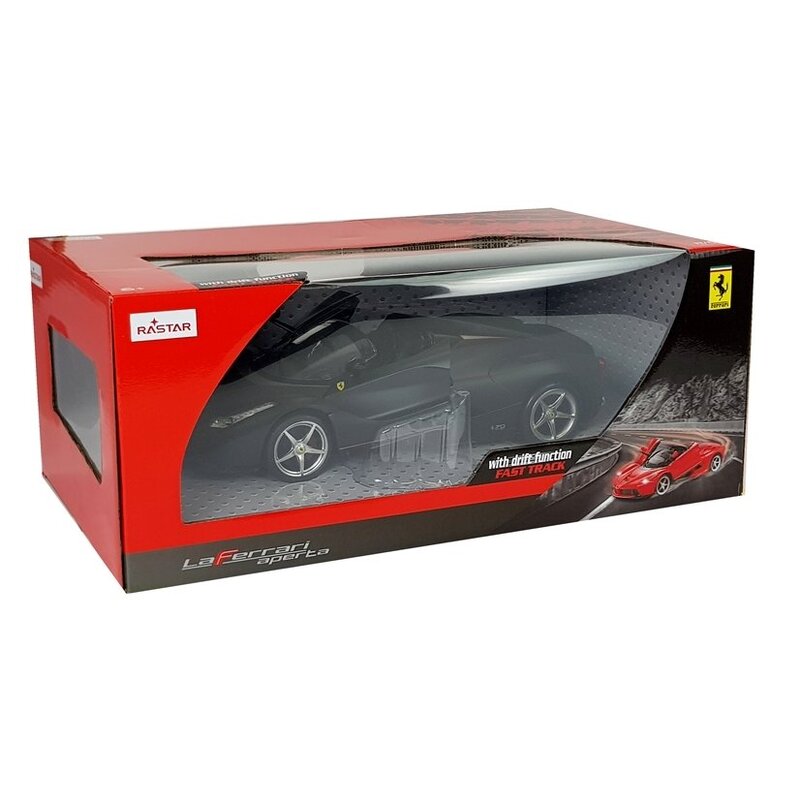 R/C Ferrari Aperta Rastar 1:14 tālvadības pults, melns.