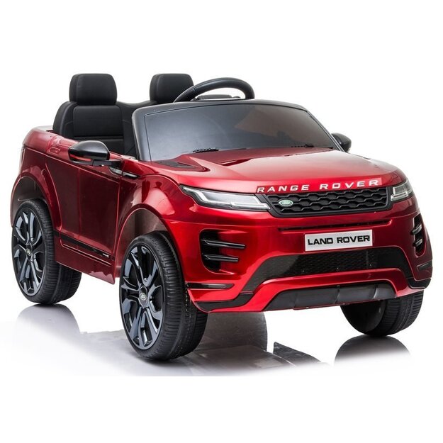 Bērnu elektromobilis Range Rover Evoque, sarkans-lakots