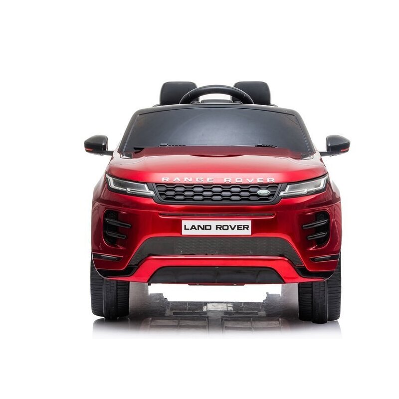 Bērnu elektromobilis Range Rover Evoque, sarkans-lakots