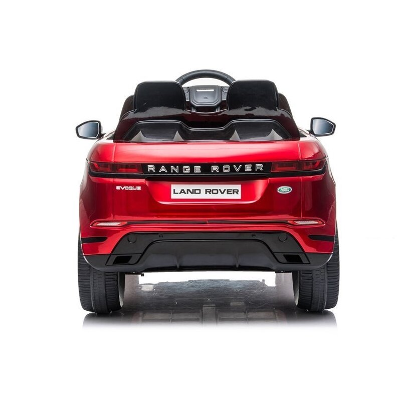 Bērnu elektromobilis Range Rover Evoque, sarkans-lakots