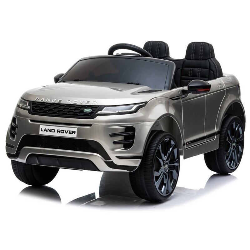 Bērnu elektromobilis Range Rover Evoque, sudraba-lakots